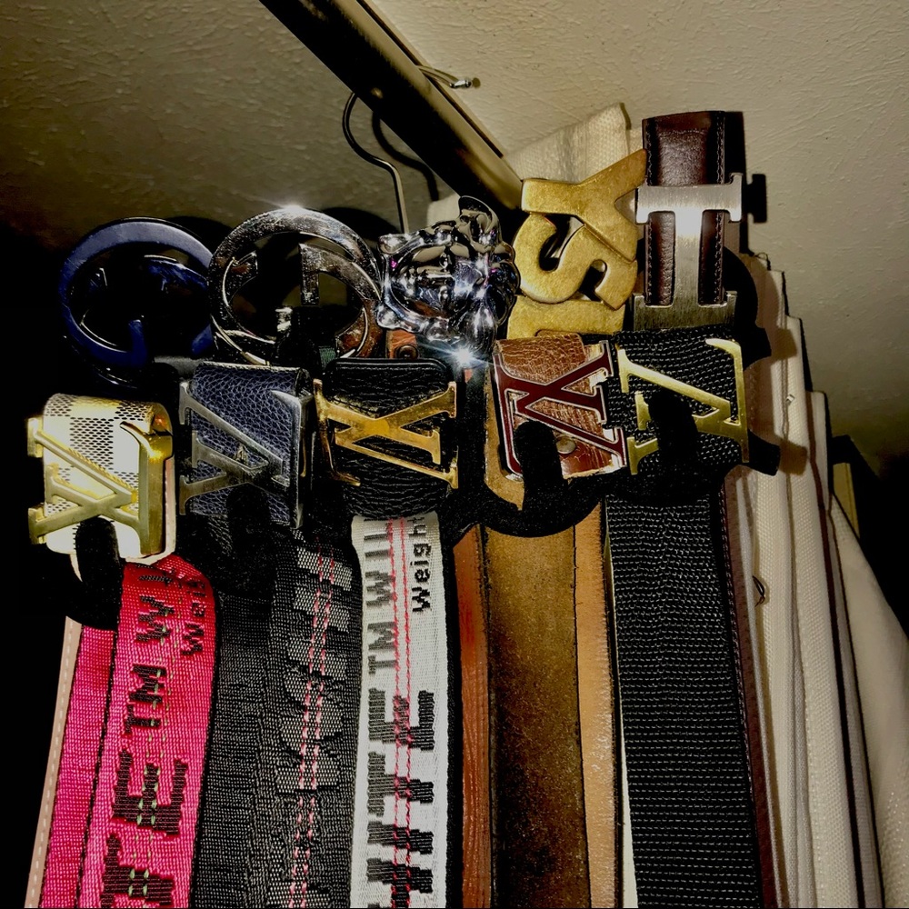 Multiple designer belts